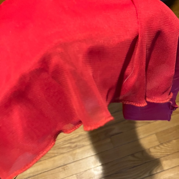 STUNNING Windsor Red Beaded Ball Gown - Picture 7 of 8